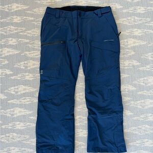 2XL Men's Obermeyer insulated ski pants - Midnight Navy